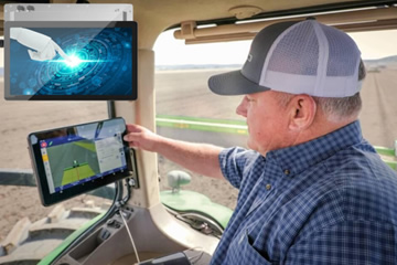 10.1 Rugged High-Brightness PCAP Touch Panel PC for Agricultural Utility Vehicles