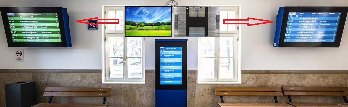 ITD Enhances European Train Stations with High-Brightness LCD Displays